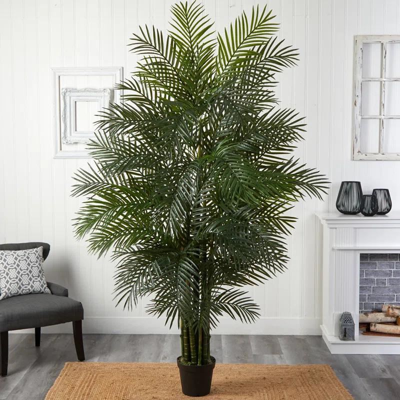 Birch Lane™ Palmier d'Areca Daphné 7,5 pieds résistant aux UV (intérieur/extérieur)