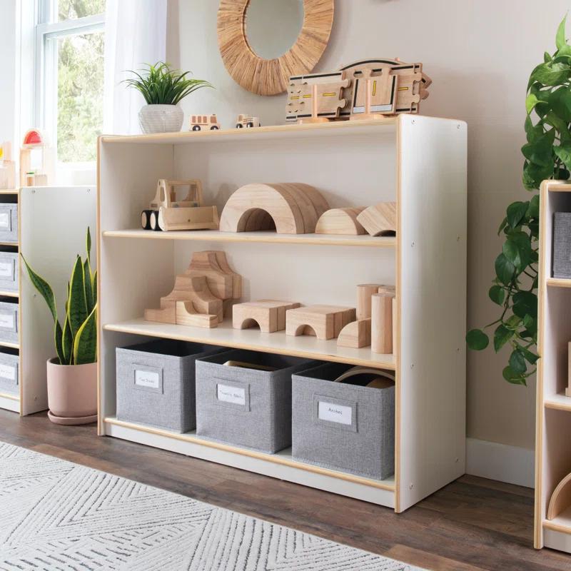 Guidecraft EdQ Essentials 3-Shelf Open Storage