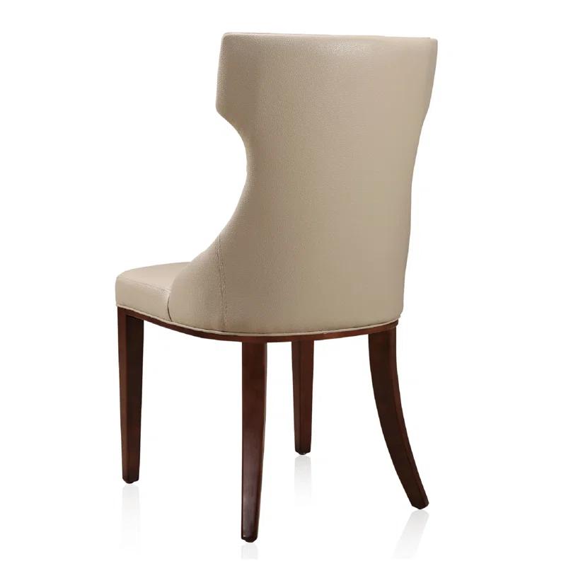 Rosdorf Park Reine Upholstered Wing Back Side chair (Set of 2)