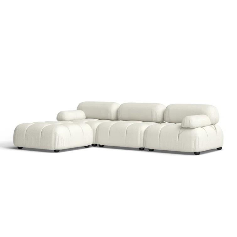 Sigma 4 - Piece Modular Upholstered Reversible L-Sectional