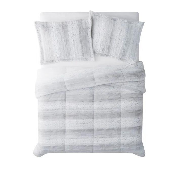 Christian Siriano NY Snow Leopard Comforter Set & Reviews | Wayfair