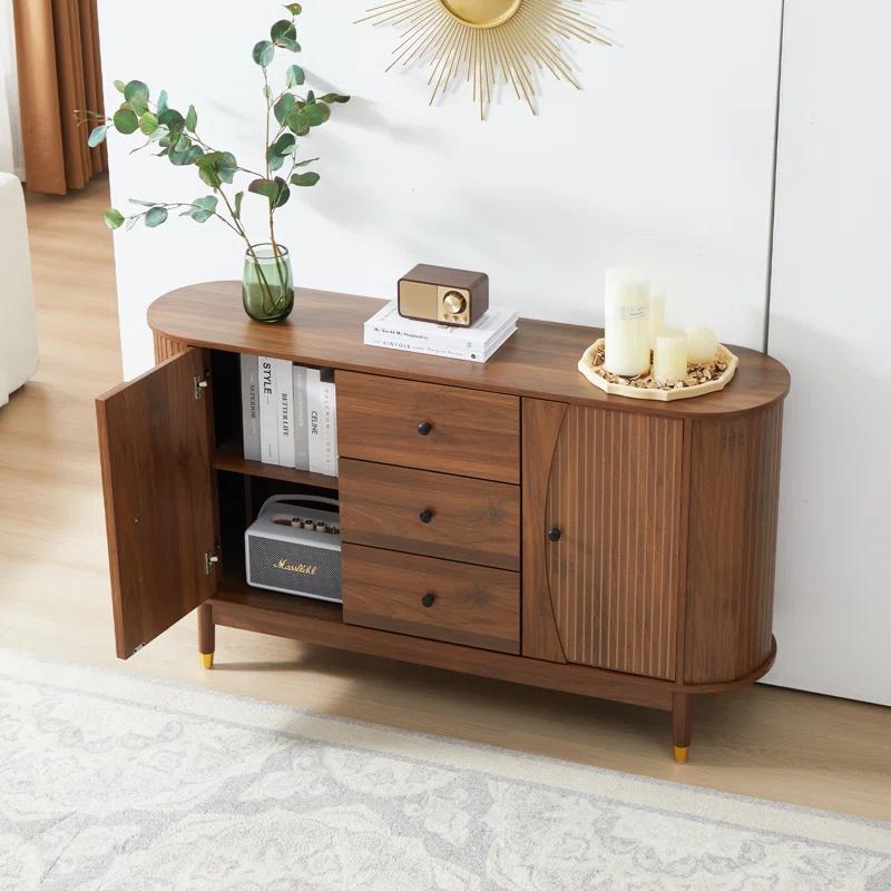 George Oliver Evana 55"Sideboard with 3 Drawer