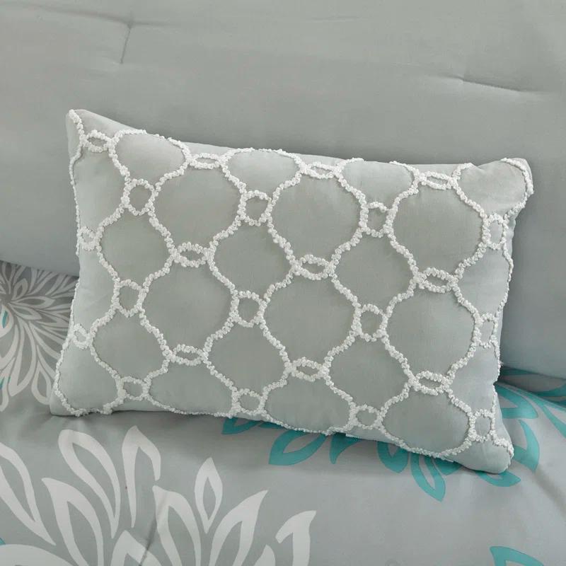 Madison Park Essentials Maible Floral Comforter Set with Cotton Bed Sheets