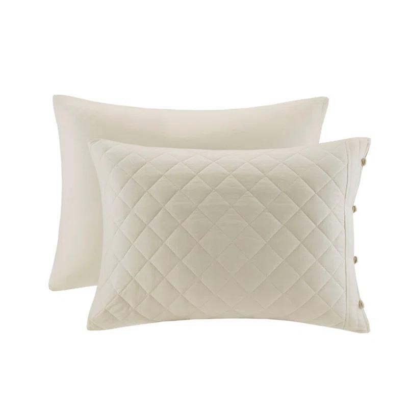 Madison Park Breanna Cotton Modern & Contemporary 4 Piece Quilt Set