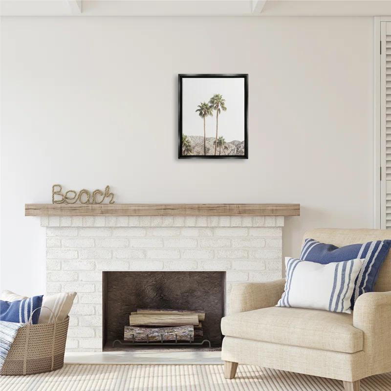 Stupell Industries " Looming Palm Trees Photography " by Sisi And Seb