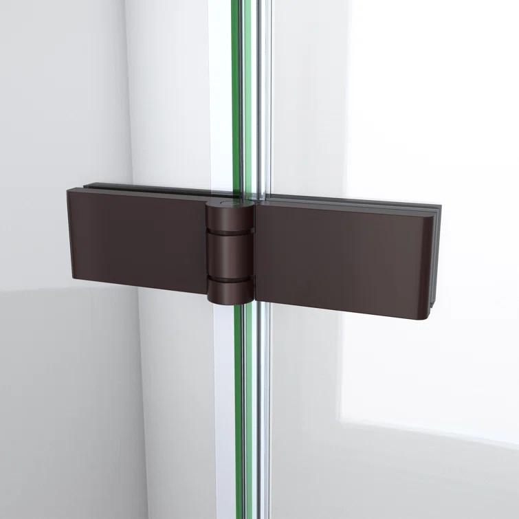 DreamLine Aqua-Q Fold 36 W X 36 D X 74.75 H Frameless Square Shower Enclosure DL-6528QC-88-06