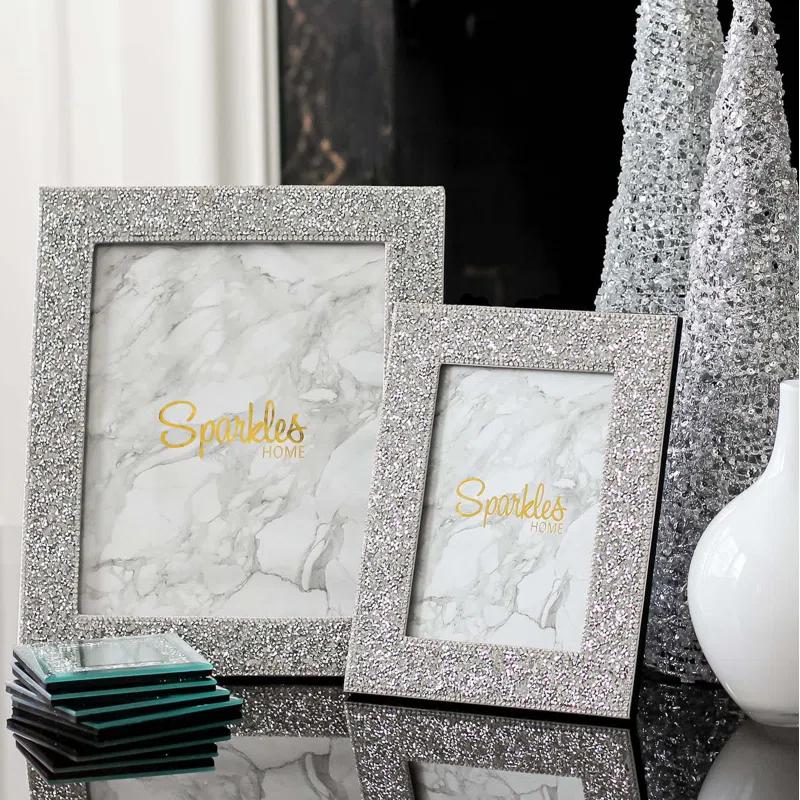 Sparkles Home Luminous Picture Frame in Silver