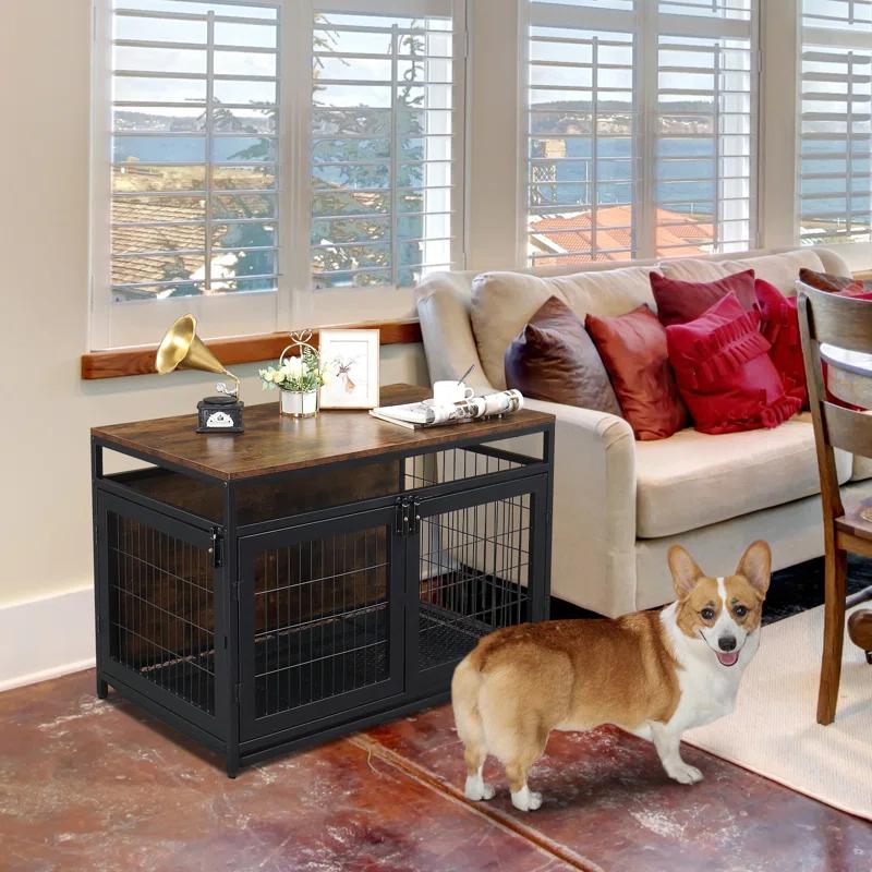 37.4 "Furniture Dog Cage