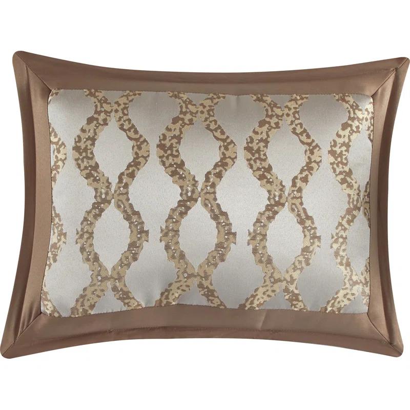 Nanshing America, Inc Caval 10 Piece Jacquard Comforter Set