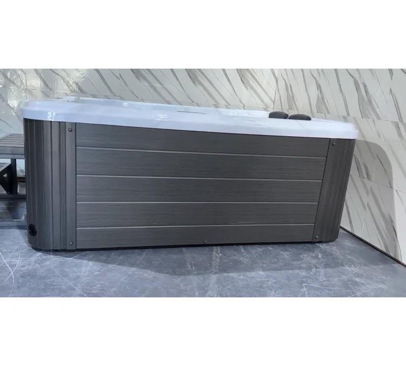 Luxury Spas Luxury Spas 4 - Person 39 - Jet Acrylic Rectangular Standard Hot Tub with Ozonator in Gray