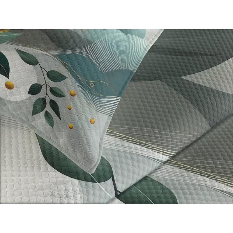Ambesonne Floral Coverlet Set