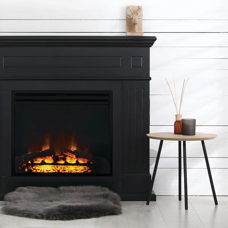 Cambridge Cambridge 5118 BTU Freestanding Electric Fireplace Heater Insert for Vacant Chimney Fireplace