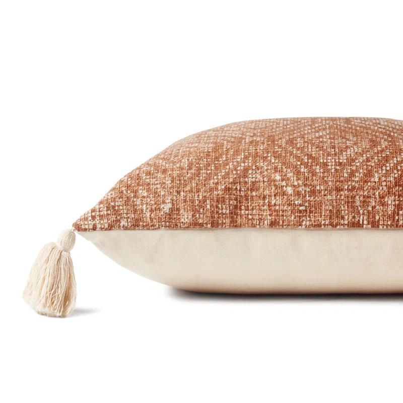 Loloi Rugs Tassels Cotton Throw Pillow