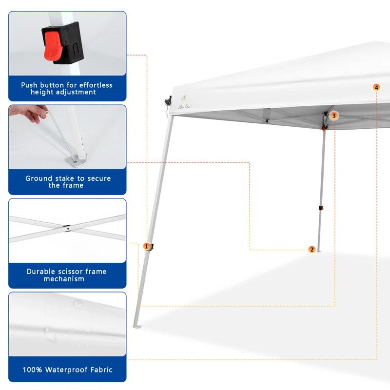 Lyon 10 Ft. W x 10 Ft. D Canopy