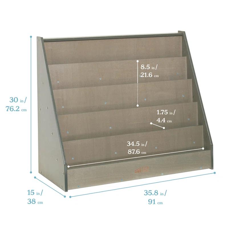 ECR4Kids ECR4Kids Single-Sided Book Display, Classroom Bookshelf