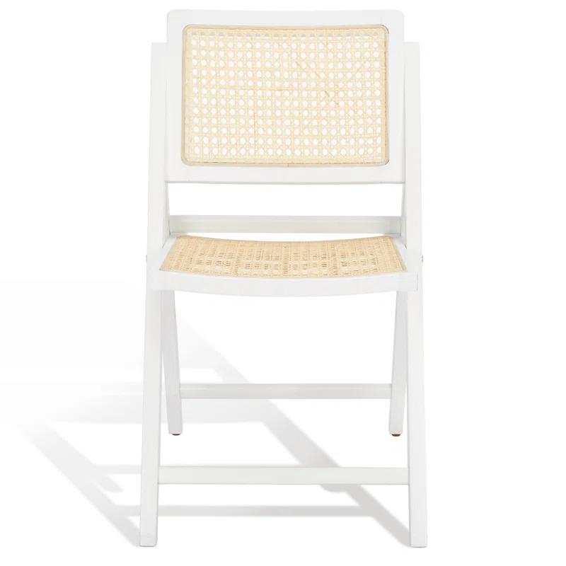 Dan Rattan Folding Dining Chair (Set of 2)