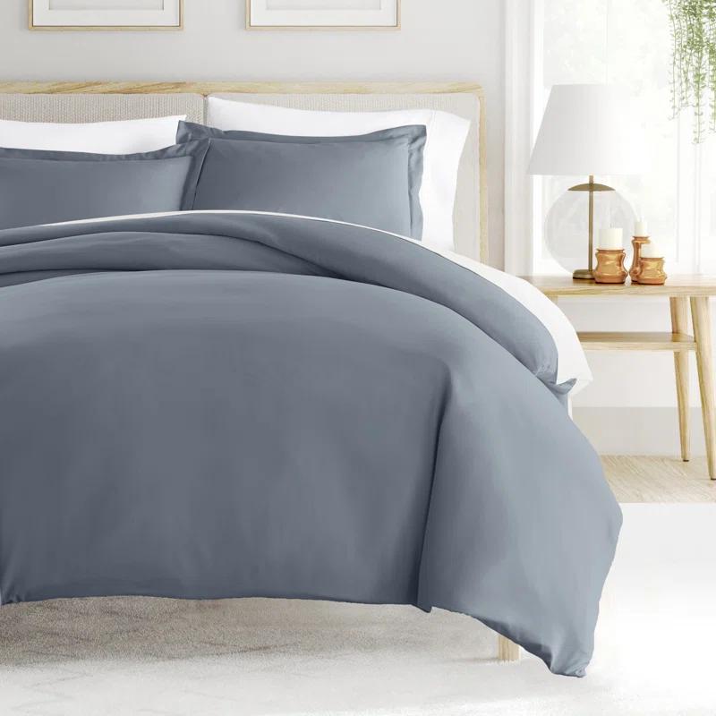IEnjoy Home Super Soft Double Brushed Duvet Cover Set