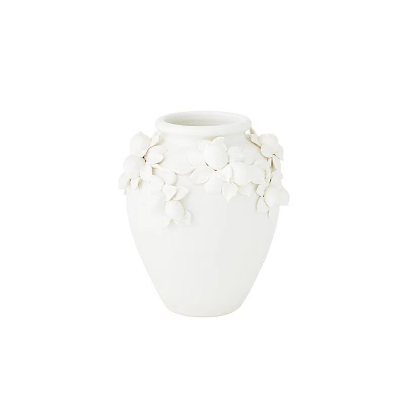 Global Views Villa Limone Urn-Matte White