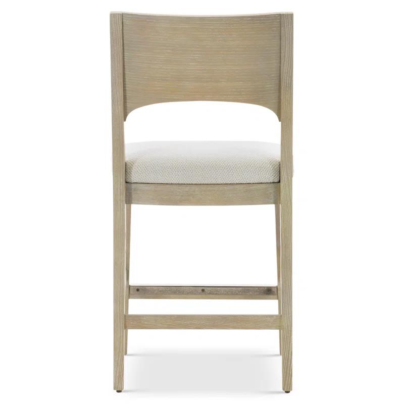 Bernhardt Solaria Upholstered Counter Stool with Solid Wood Frame