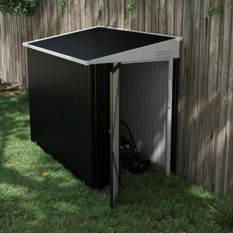 Outsunny Metal Lean-to Storage Shed