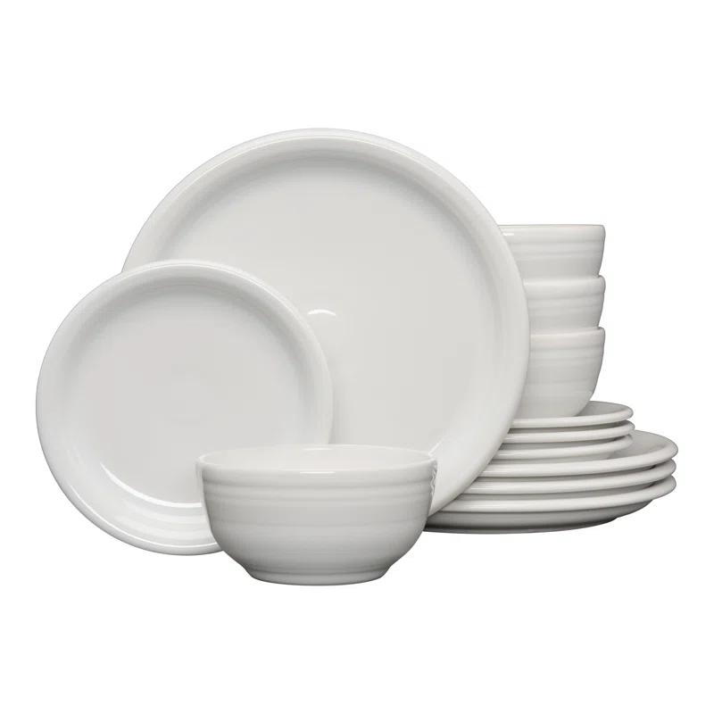 Fiesta Fiesta Bistro Coupe 12-Piece Dinnerware Set, Service for 4