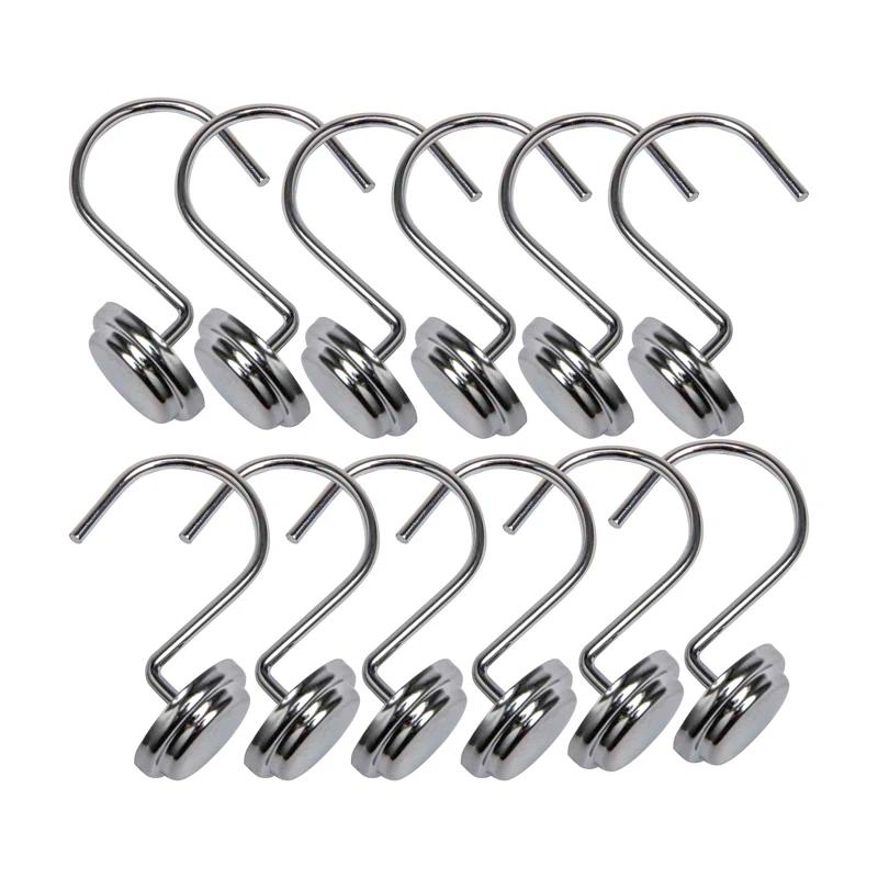 Utopia Alley Alley Steel Shower Curtain Hook (Set of 12)