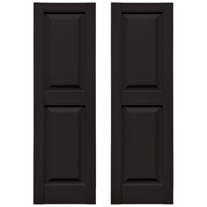 Builders Edge Raised Panel Shutters