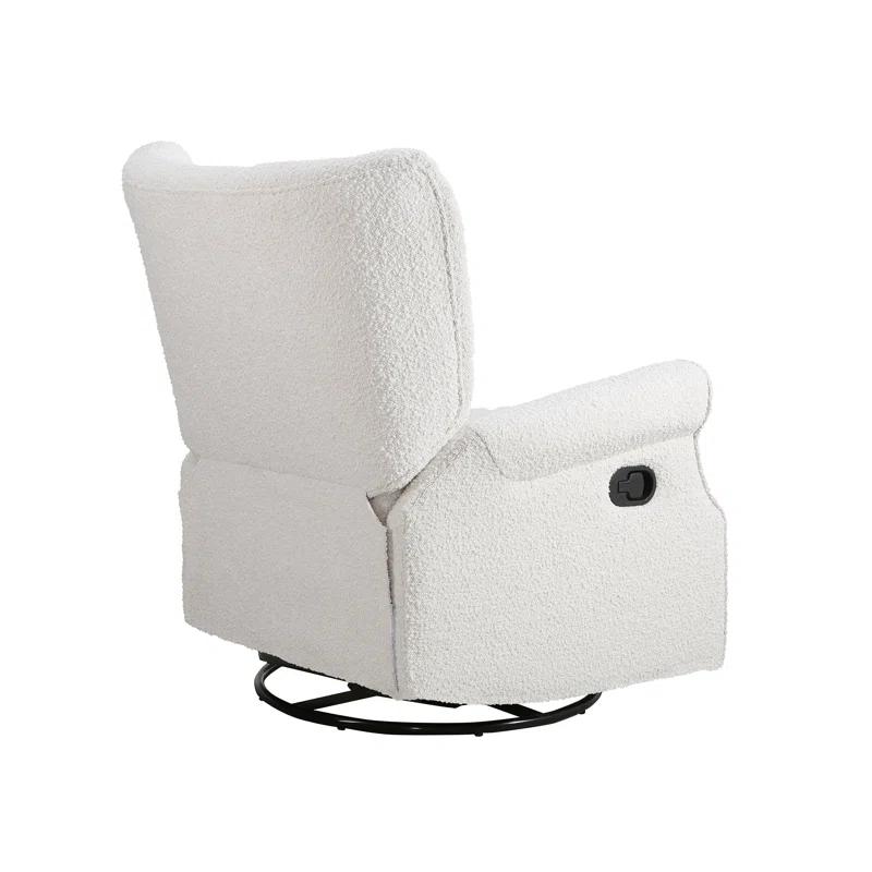 Second Story Home Alice Wingback Swivel Recliner