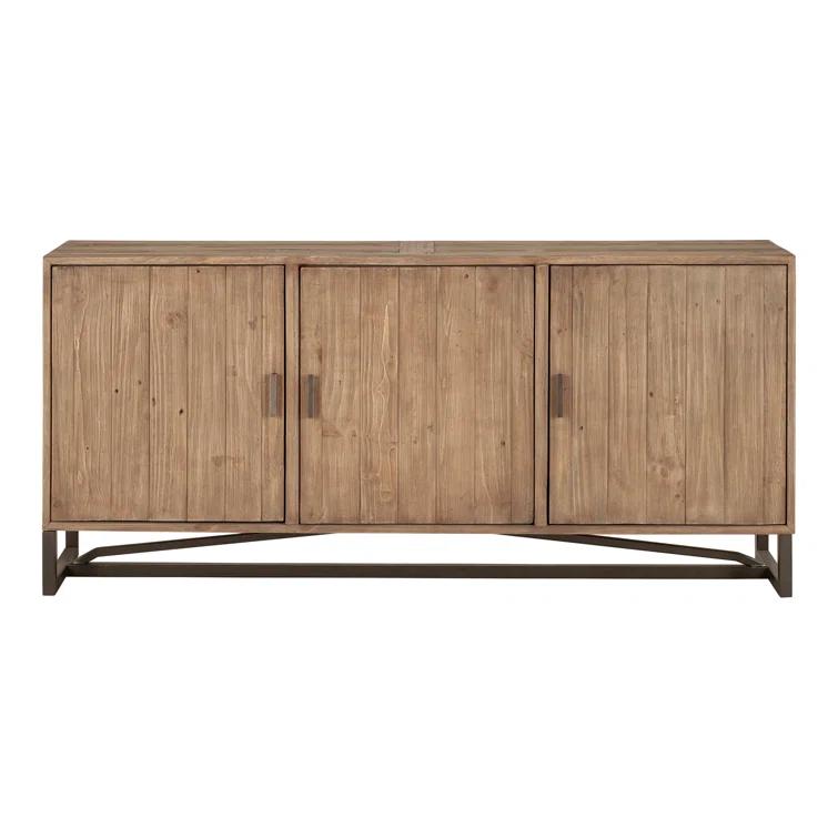 Lopez 68" Wide Pine Wood Sideboard