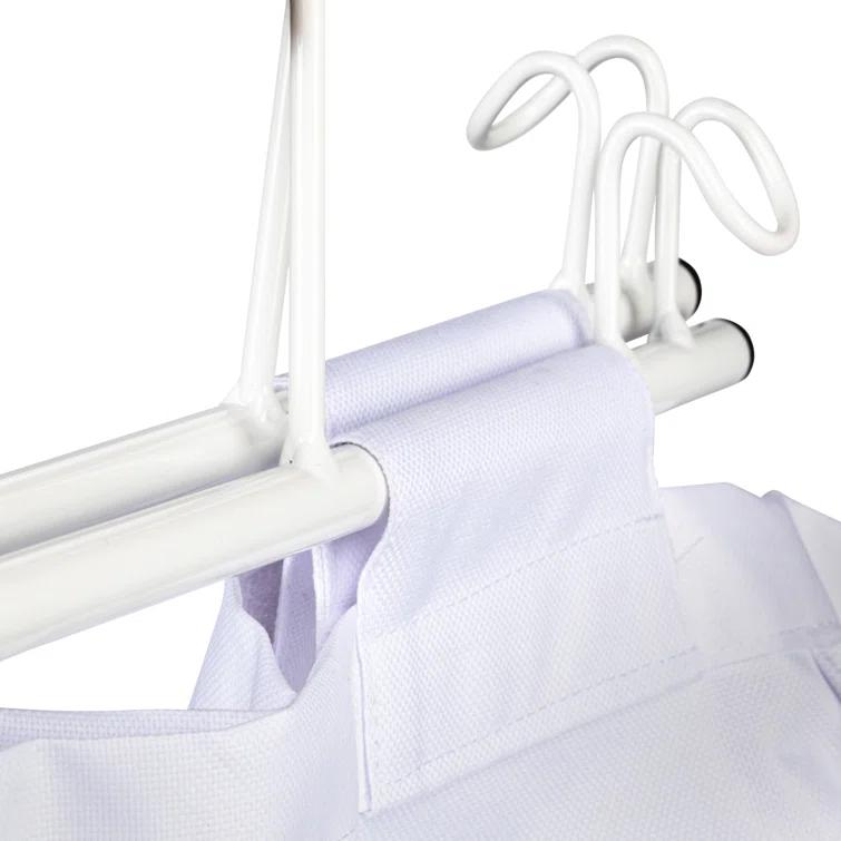 Household Essentials Rolling Laundry Hamper with Handles