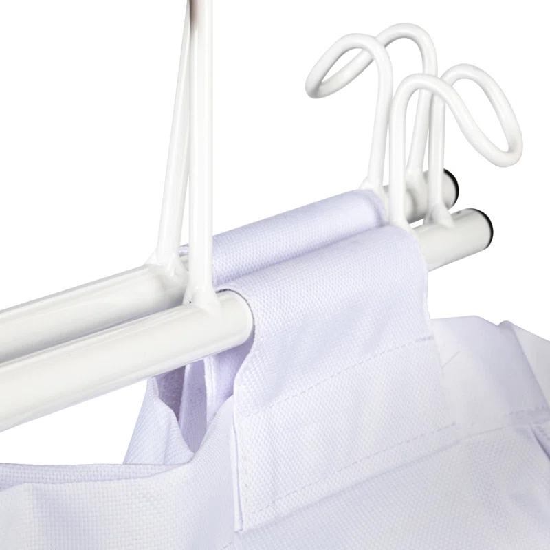 Household Essentials Rolling Laundry Hamper with Handles