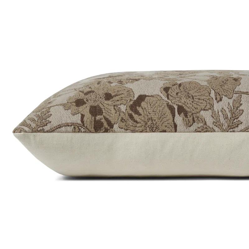 Matilda Pillow x Chris Loves Julia x Loloi - Brown and Natural