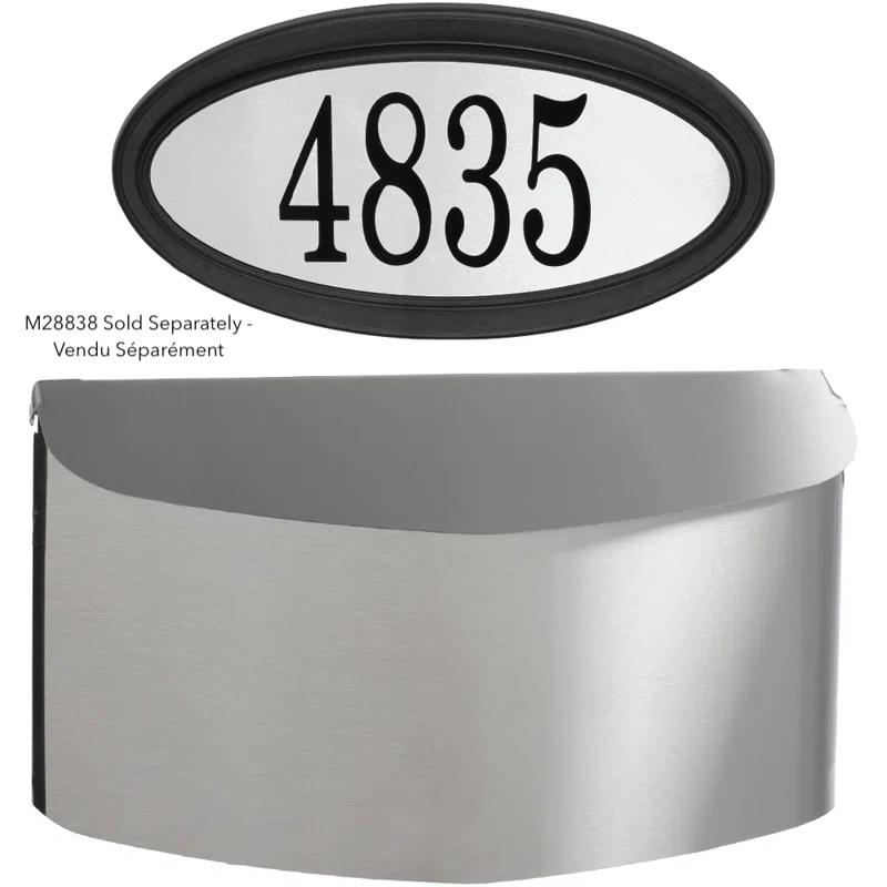 PRO-DF Stainless Steel Wall Mounted Mailbox
