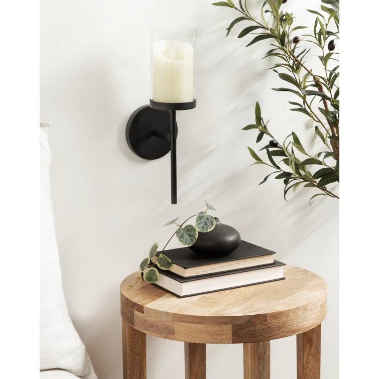 Kate and Laurel Blaise 14.0'' H Metal Wall Wall Sconce