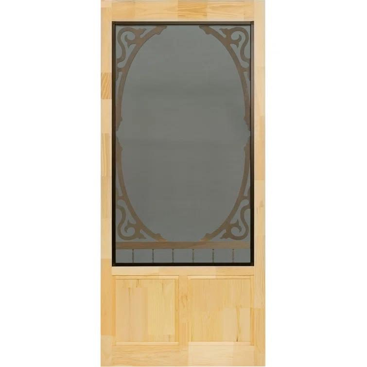 Kimberly Bay Unfinished Pine Slab Screen Doors & Reviews | Wayfair