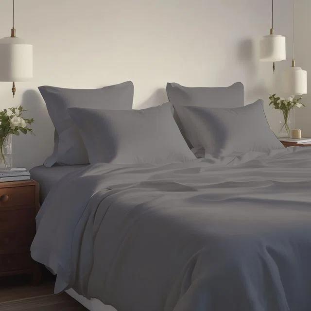 NY Textile Haus Hotel Luxurious Bamboo Blend 6-Piece Bed Sheet Set 2000 Series - 45 Colors