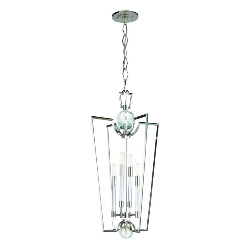 Hudson Valley Lighting Waterloo 4 - Light Glass Geometric Chandelier
