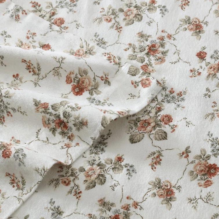 Laura Ashley Laura Ashley Cotton Flannel Cozy Sheet Sets