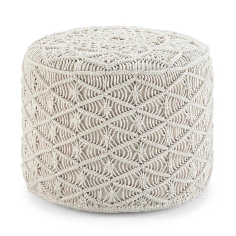 Simpli Home Coates Upholstered Pouf