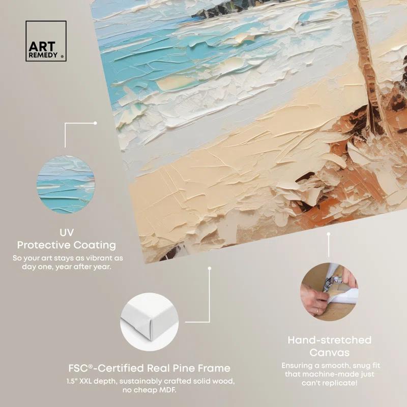 Art Remedy Beach Paradise Coastal Wall Art by Art Remedy