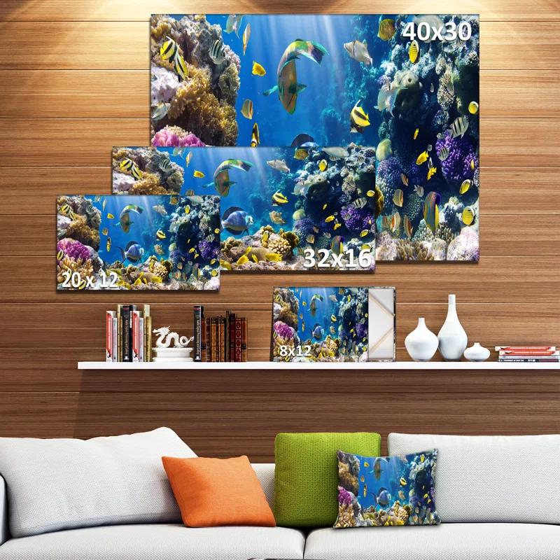 East Urban Home " Fish In Coral Reef "