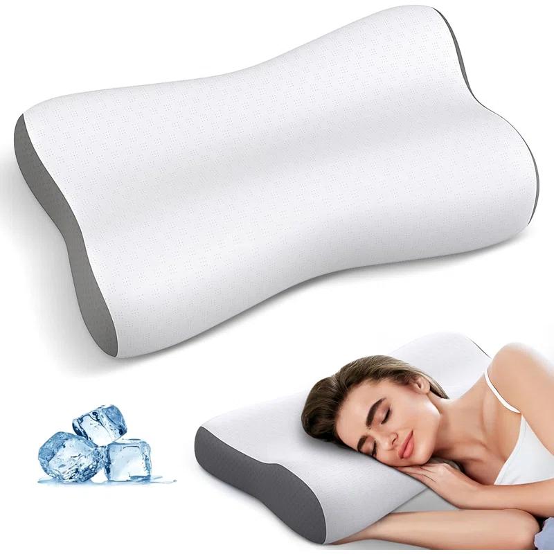 Cervical Pillows Memory Foam Pillows For Neck Pain Relief, Ergonomic Pillows For Shoulder Pain Relief, Contour Pillows To Aid In Sleeping, Orthopedic Bed Pillows For Neck Support For Side Or Stomach Sleepers