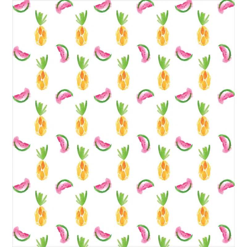 Pineapple Coastal Duvet Cover Set