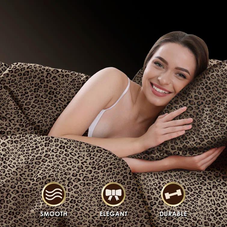 Seduction Martex Elegance Satin Silk Sheet Set Hotel Quality - Super Soft & Breathable Good For Hair And Skin