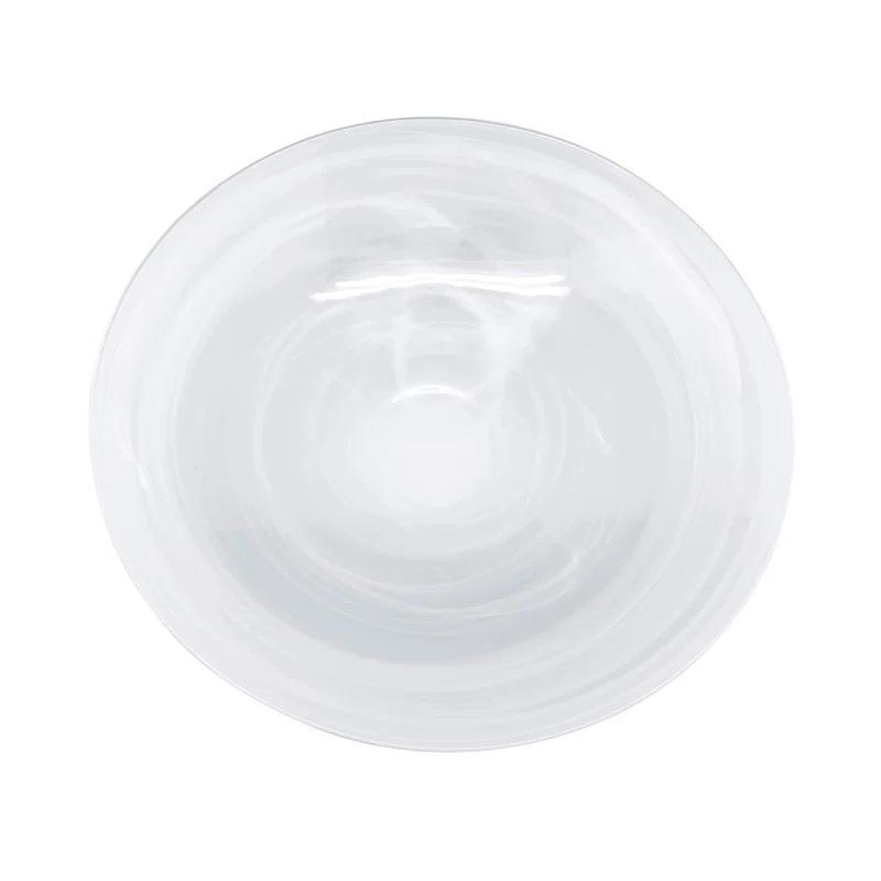 Mariposa Mariposa Alabaster Artisanal Glass Serving Bowl