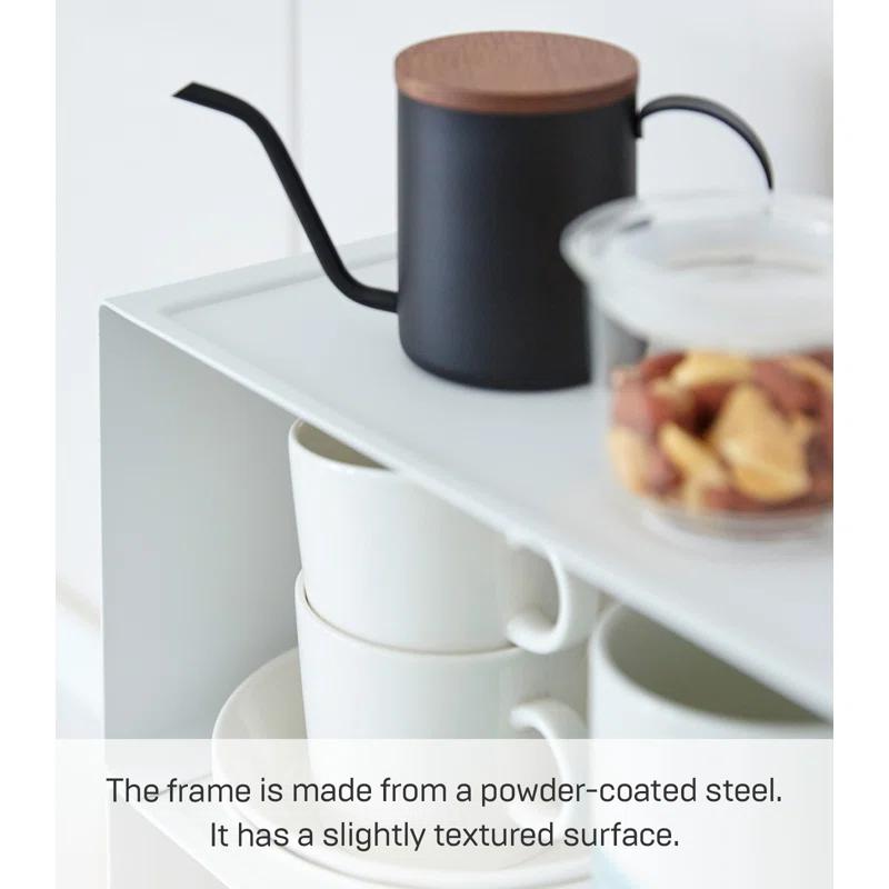 Yamazaki Tower Small White Kitchen Steel Rack
