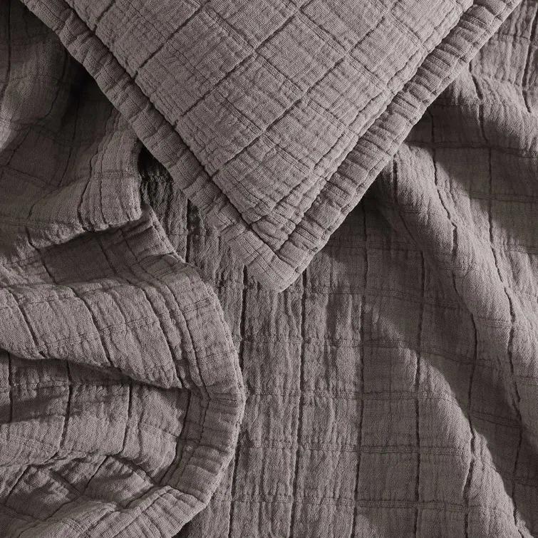 Calvin Klein Essential Solid Reversible Cotton Coverlet