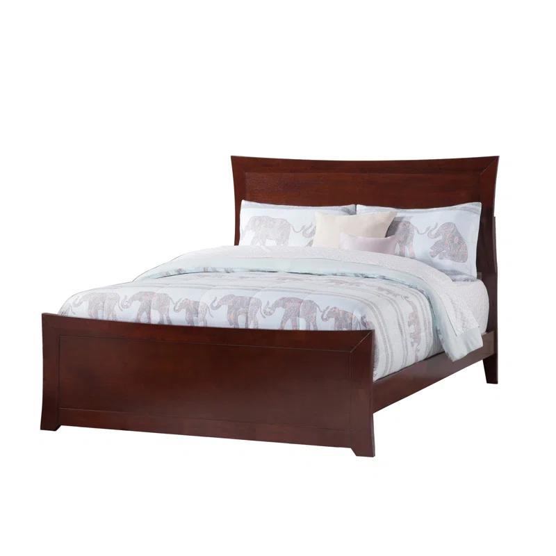 AFI Furnishings Metro Low Profile Solid Wood Platform Bed with Matching Footboard