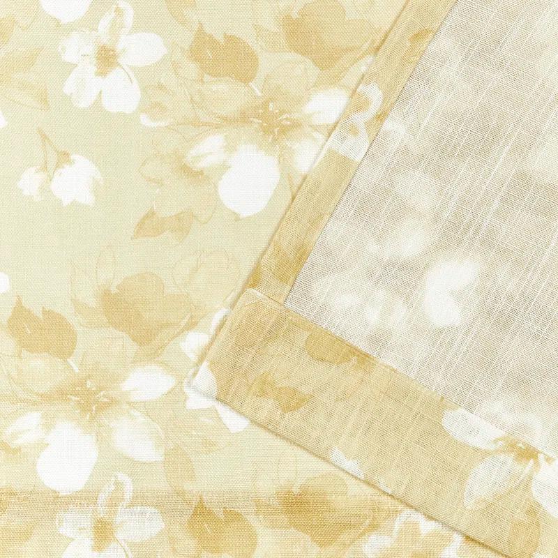 Nicole Miller Nicole Miller New York Dara Light Filtering, Semi Sheer Rod Pocket Curtain Panels (Set of 2)