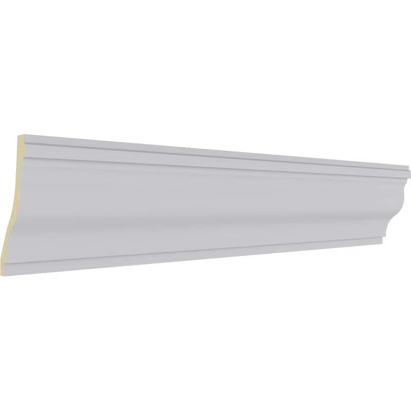 Ekena Millwork 7 1/8"H x 3 1/4"P x 7 3/4"F x 94 1/2"L Milton Smooth Crown Moulding